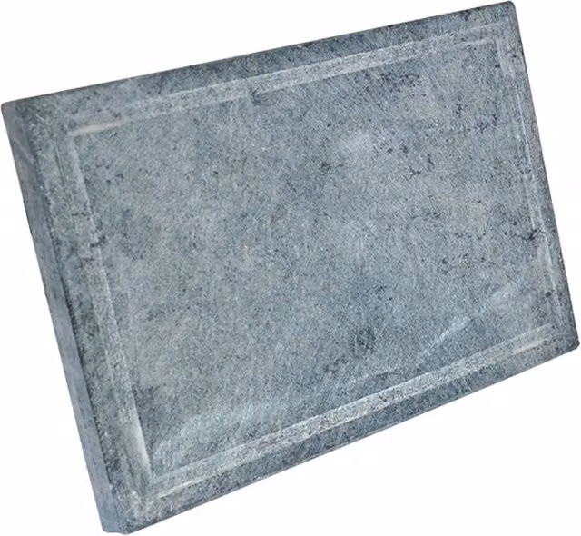 Pietra naturale grigia per bistecchiera Iperbriko L: 50 cm, P: 30 cm
