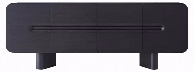 Credenza Schwarz, design moderno ed esclusivo, mobile contenitore elegante e