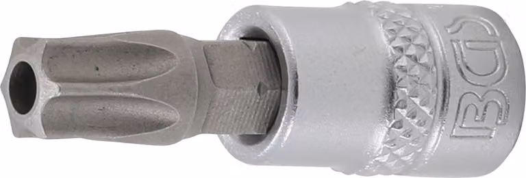 BGS bit presa quadra 6,3 mm (1/4") profilo T (per Torx) con foro T45 - 2165-T45