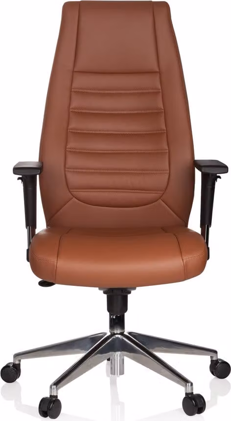 hjh OFFICE Sedia professionale direzionale VITORO Sedia da ufficio ergonomica con braccioli (regolabile in altezza) Sedia girevole in per ufficio, casa