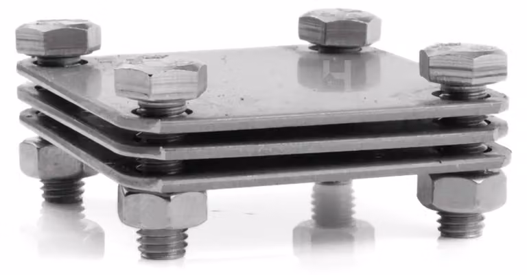 Haus-Held Morsetto croce terra inox V4A, 65 x 65 mm