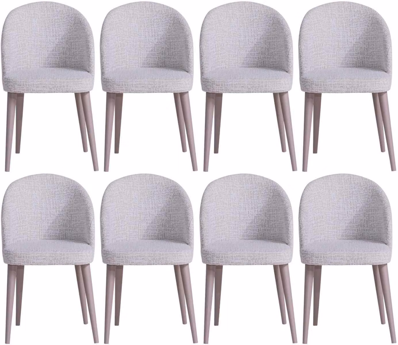 Sedia, stile moderno, colore bianco, legno, tessuto morbido, cucina, sala da pranzo, nuova