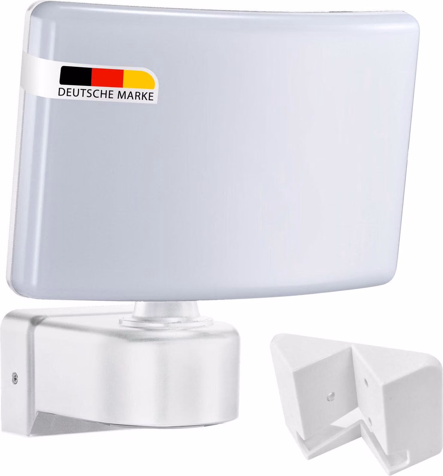 Lampada da esterno a LED bianca orientabile | 30 Watt, bianco neutro, 2200 lm, IP65 | Montaggio ad angolo possibile | Faretto dal design moderno SUN2200A