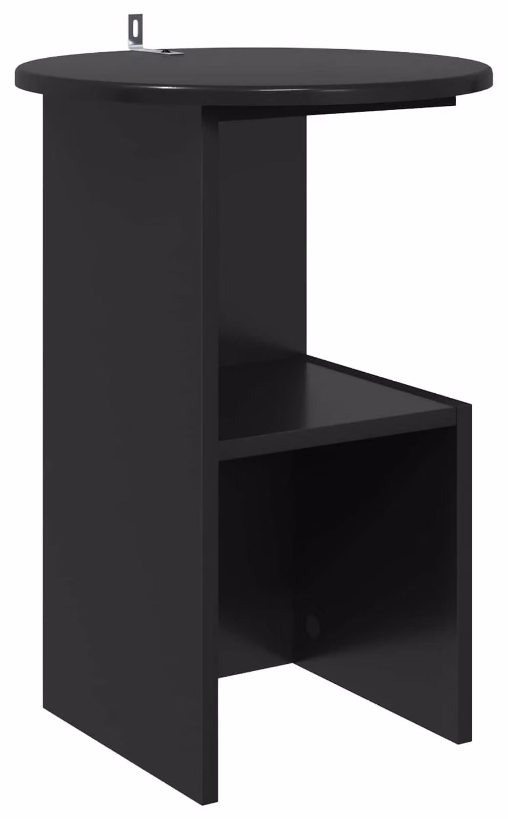 Tavolo laterale Rovere Nero Ø 39,5 x 55 cm Legno ingegnerizzato