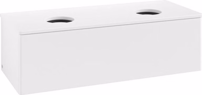 V&B Mobiletto senza struttura frontale, con illuminazione Antao 120x36x50cm, WBP colore Lac, m Lac