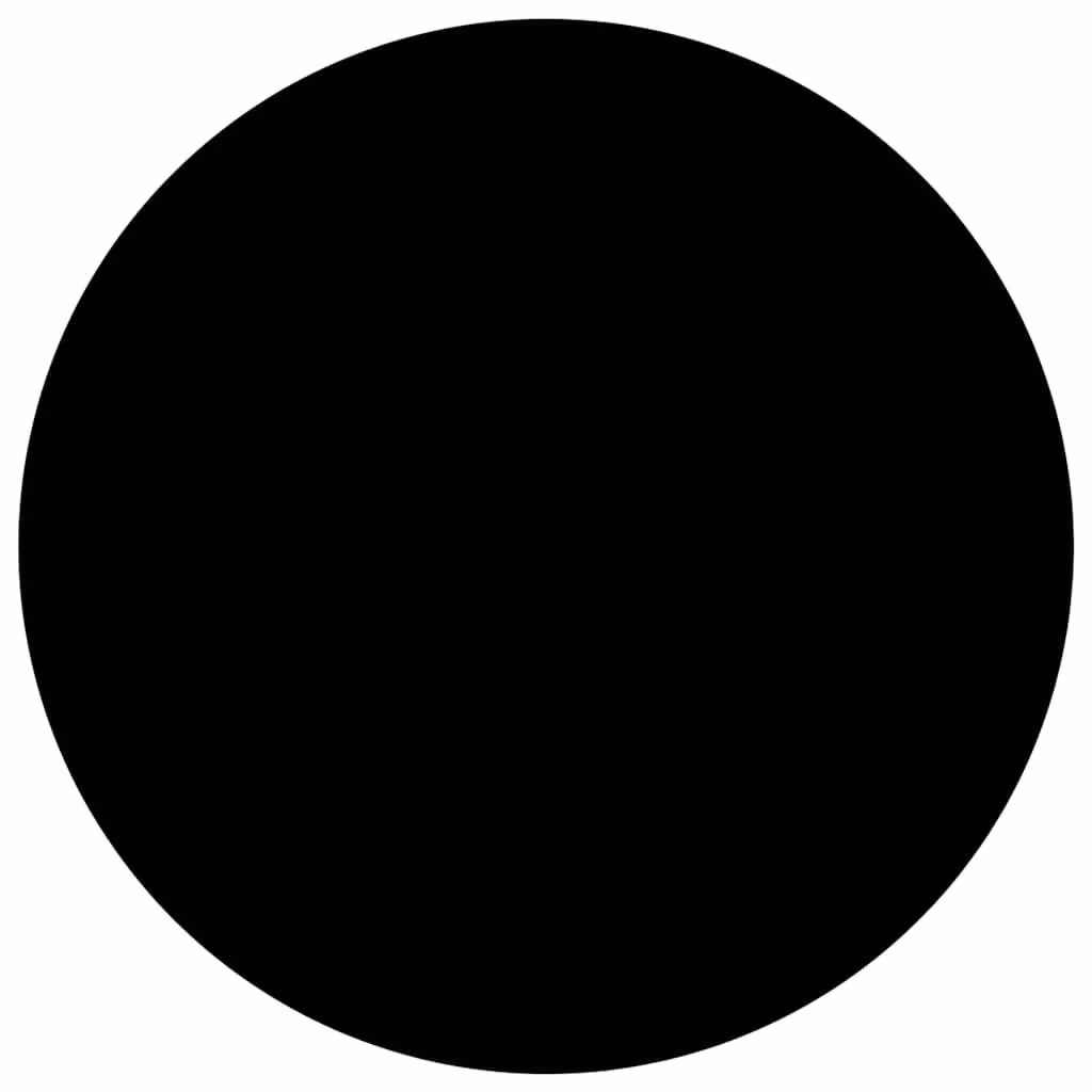 Tavolino nero 40 cm in vetro temperato
