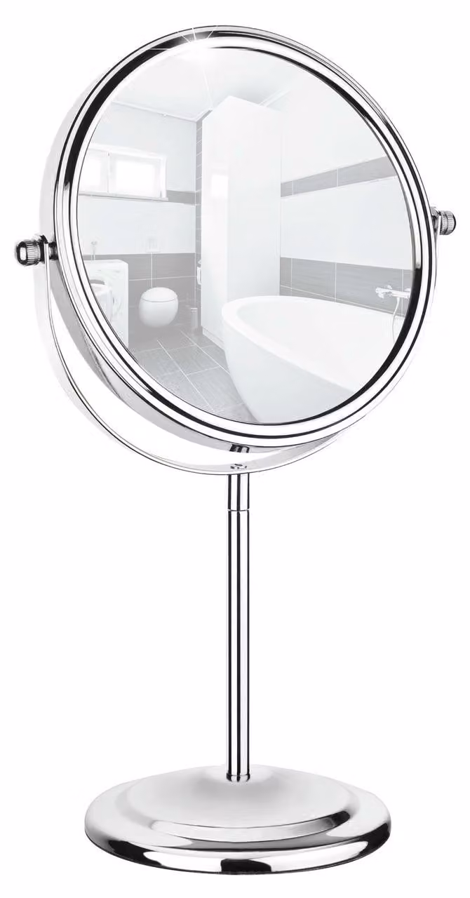 WENKO Stand Cosmetic Mirror Make-up ingrandimento 7x Bagno Ospite WC Make UP