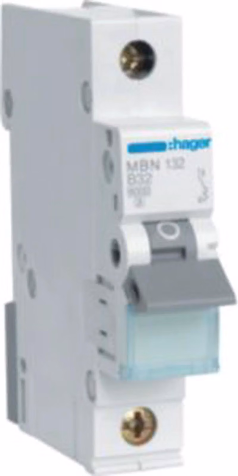 Interruttore magnetotermico Hager 1 polo 6 kA caratteristica B 32 A 1 modulo, 12 pezzi.