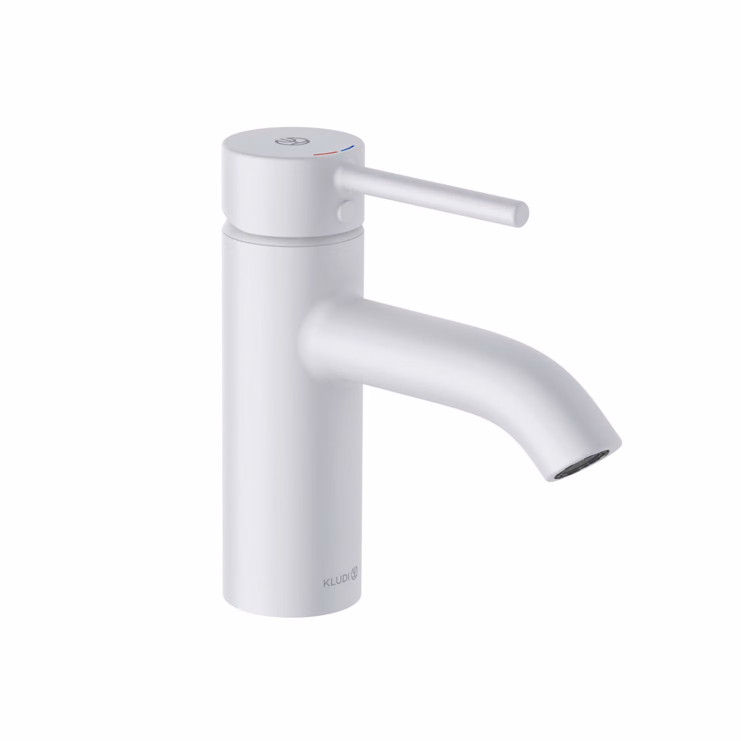 KLUDI BOZZ Mitigeur monocommandé pour lavabo, hauteur de bec 75mm, garniture d'écoulement PUSH-OPEN, 382665376, 382665376