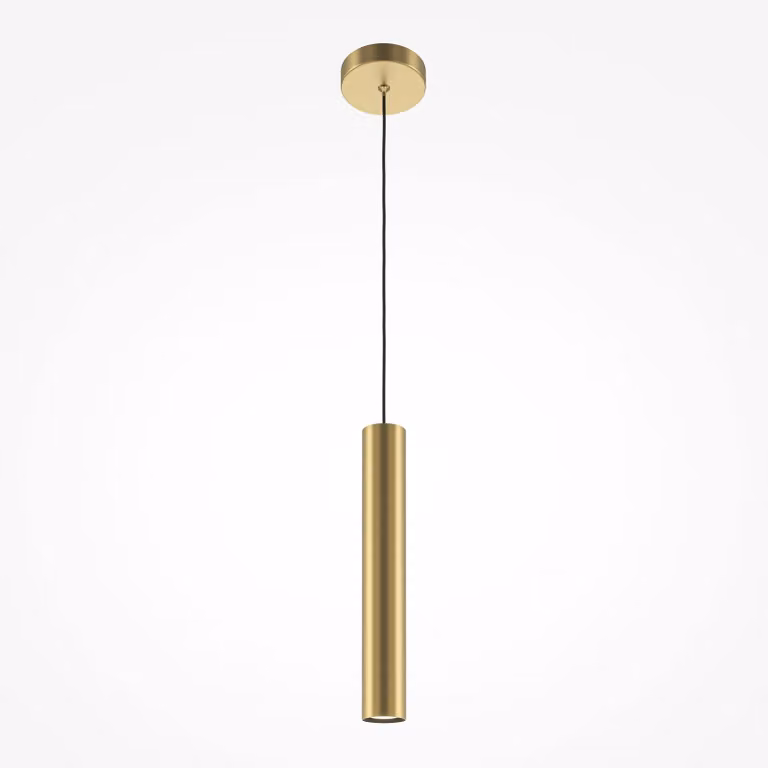 Pro Focus lampada a sospensione a tubo d'oro 1xGU10 6W Maytoni