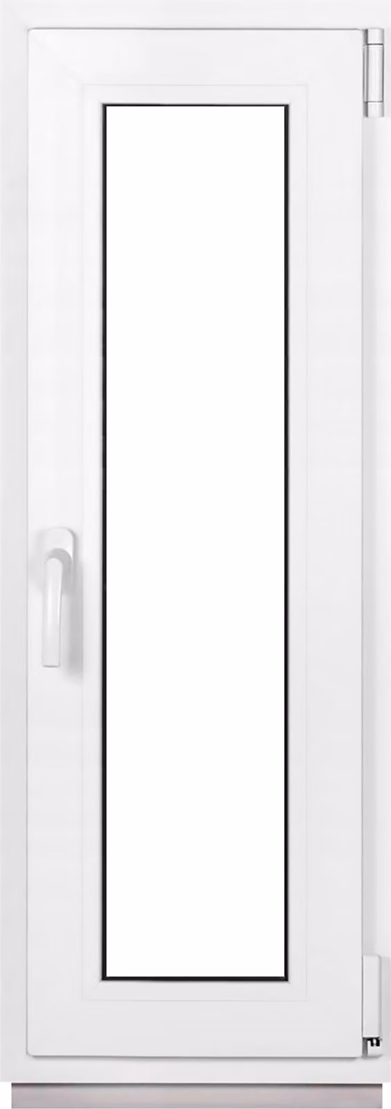 Finestre per cantina Framex Finestre in PVC bianche Larghezza x altezza 40 x 120 cm (400 x 1200 mm) doppia (32 mm) rotazione/inclinazione DIN destra - Premium - Tutte le misure