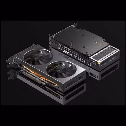 Scheda video Lenovo Radeon RX 6600 8GB GDDR6 con 3x DisplayPort e HDMI, colore nero