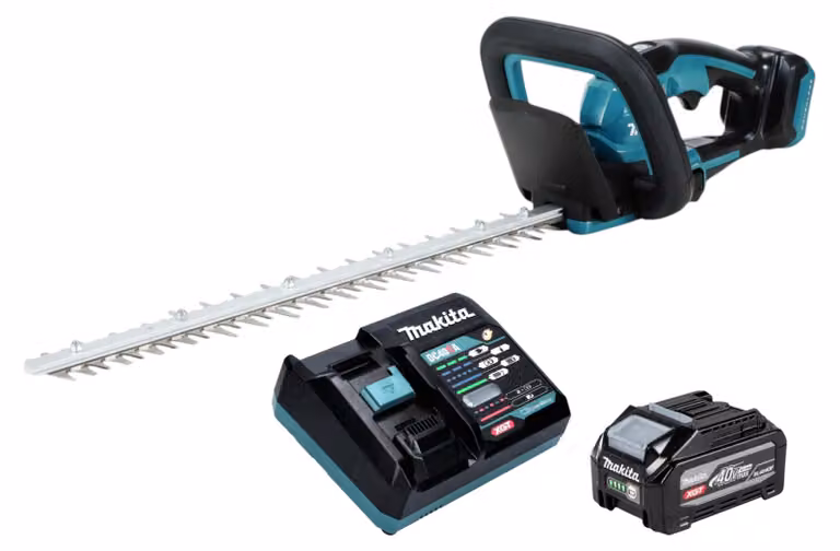 Tagliasiepi a batteria Makita UH 020 GU101 40 V max. 50 cm Brushless + 1 batteria da 4,0 Ah + caricabatterie