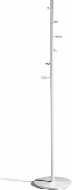 Appendiabiti Herdasa in legno di faggio con finitura bianca L: 182 cm, P: 37 cm, H: 37 cm – 1
