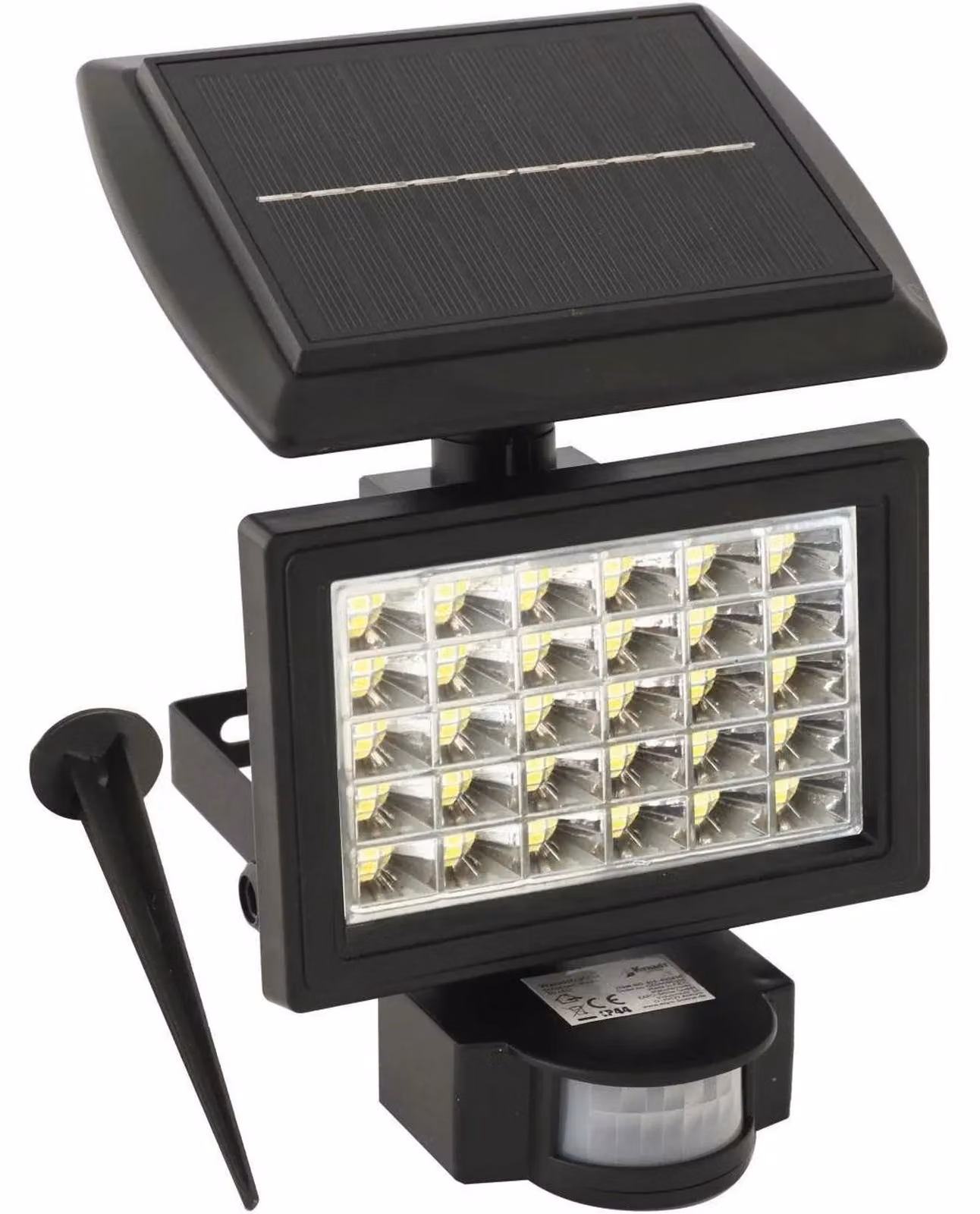 Faretto da parete solare 2 in 1 con sensore di movimento