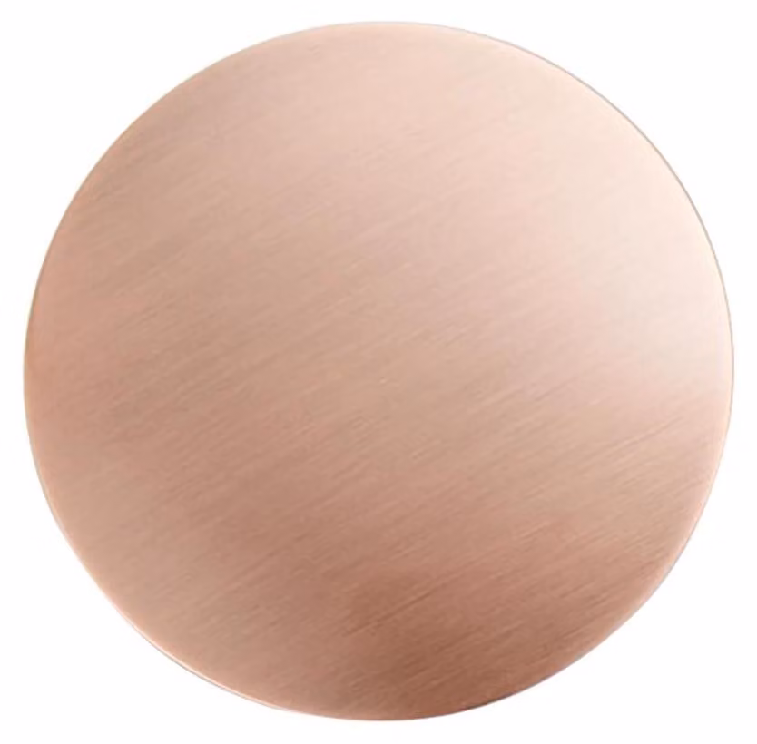 CERANO - Copri-scarico per vasca da bagno click-clack - oro rosa