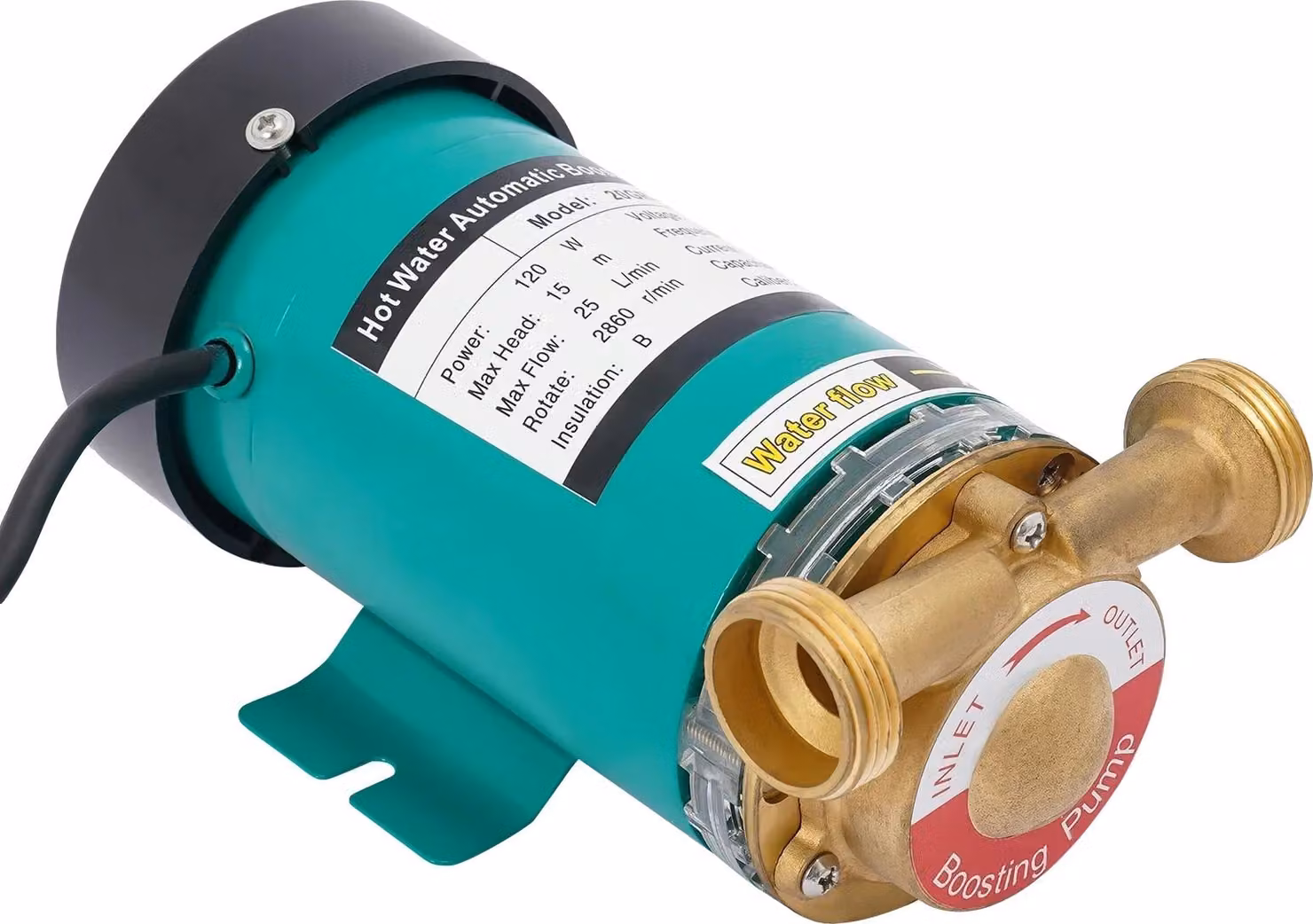 Pompa di aumento pressione, potenza 120 W, portata 25 l/min, blu