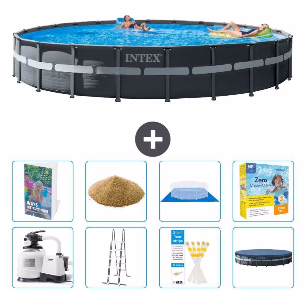 Ultra XTR Pool Rund - 732x132 cm - Set da 7 pezzi, modello S692