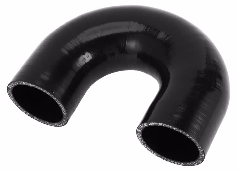 Solidchoice - Tubo flessibile universale per liquido di raffreddamento, 51 mm - Tubo in silicone nero, resistente a 180 gradi
