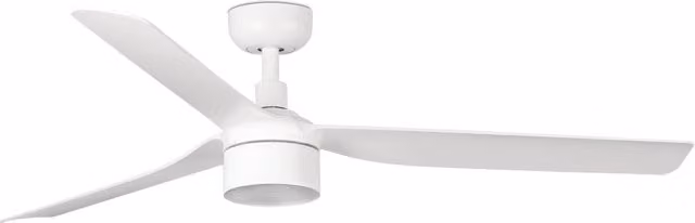 FARO Punto Tek M bianco opaco in acciaio e vetro pale ABS Ø1300 3P 4000K design moderno modello FARO-338143C