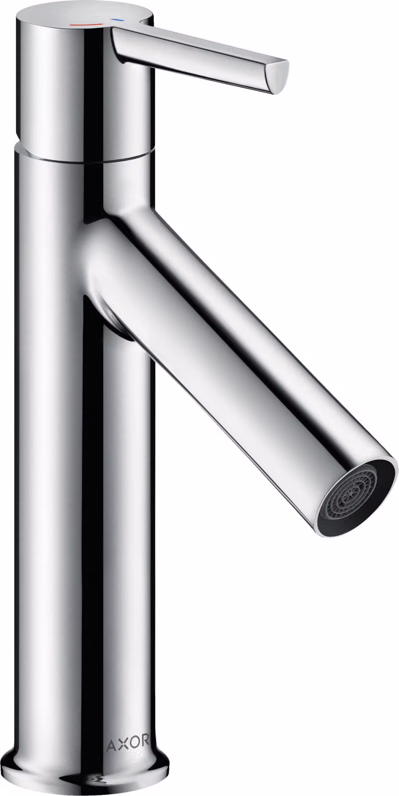 hansgrohe AXOR Starck mitigeur monocommande de lavabo 100 avec béqu'ille CoolStart, chromé, 10007000, 10007000