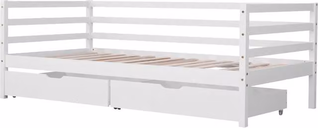 Panca letto per bambini 190x90cm con cassetti JULES