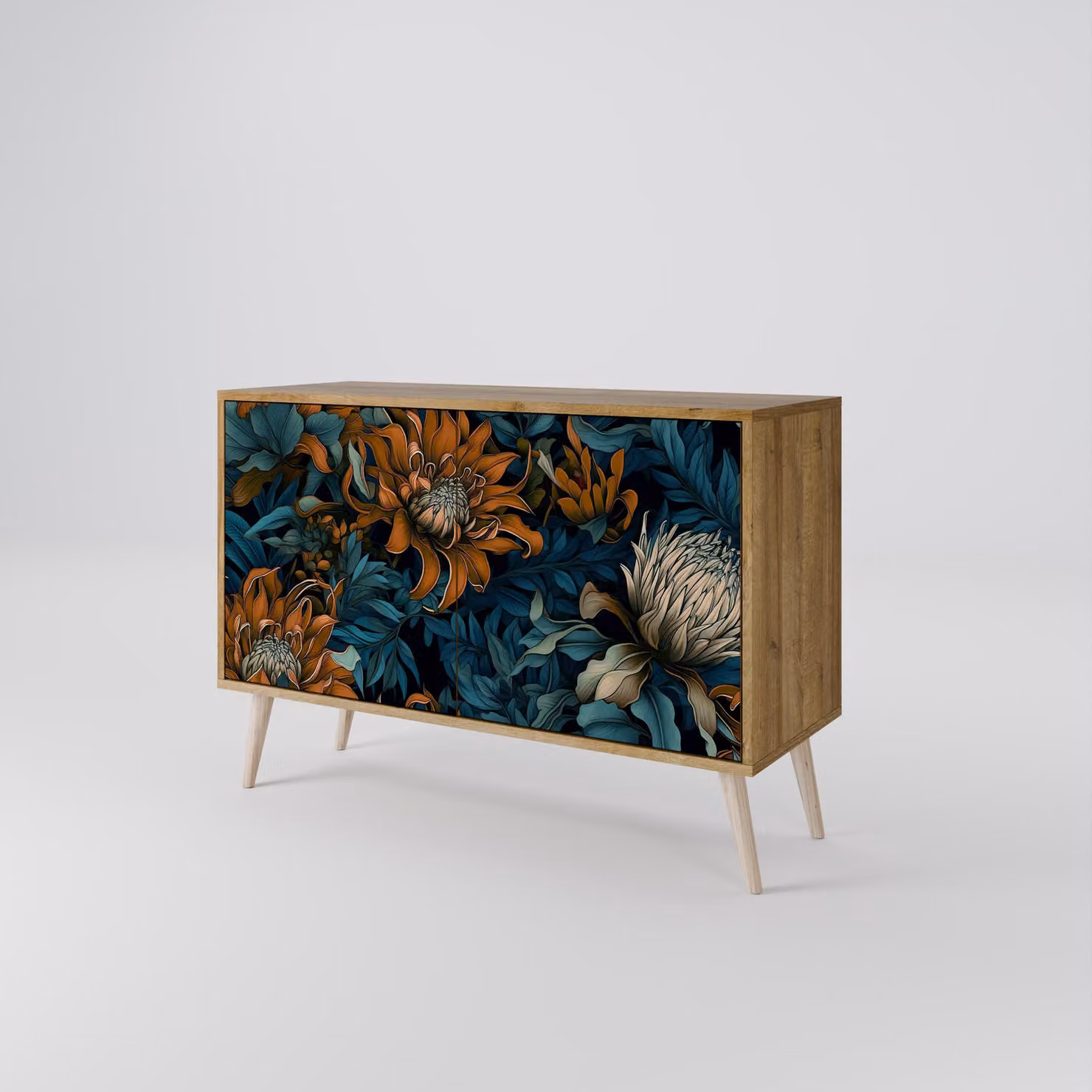 Cassettiera Spacerebels a 2 ante - credenza cassettiera - credenza alta - mobile guardaroba - soggiorno camera da letto - 57,5×111×42 (HxLxP)