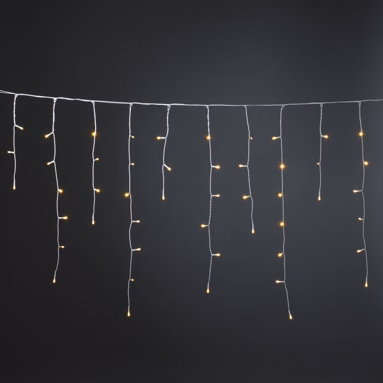 Barriera luminosa a LED per esterni 200 LED, bianco caldo