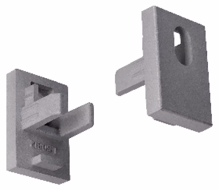 SET ARELUX PRF018/PRF019/PRF020 (2 pezzi) - Tappi terminali con fori