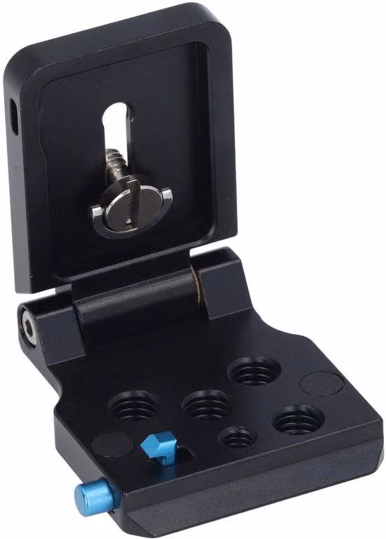 Treppiede compatto con staffa a L e piastra a sgancio rapido – Ideale per fotocamere DSLR – Leggero e portatile – Design pratico