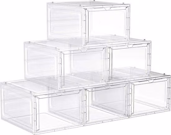 Sistema di Organizzazione per Scarpe - Organizzatore di Scarpe - Box per Scarpe - Sistemazione delle Scarpe - Da Non Mancare in Casa!