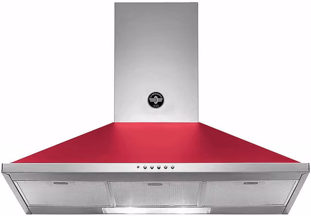 Cappa aspirante da parete La Germania KPL90PLAG1VIA in acciaio inox color argento con potenza di aspirazione 600 m3/h, L: 90 cm