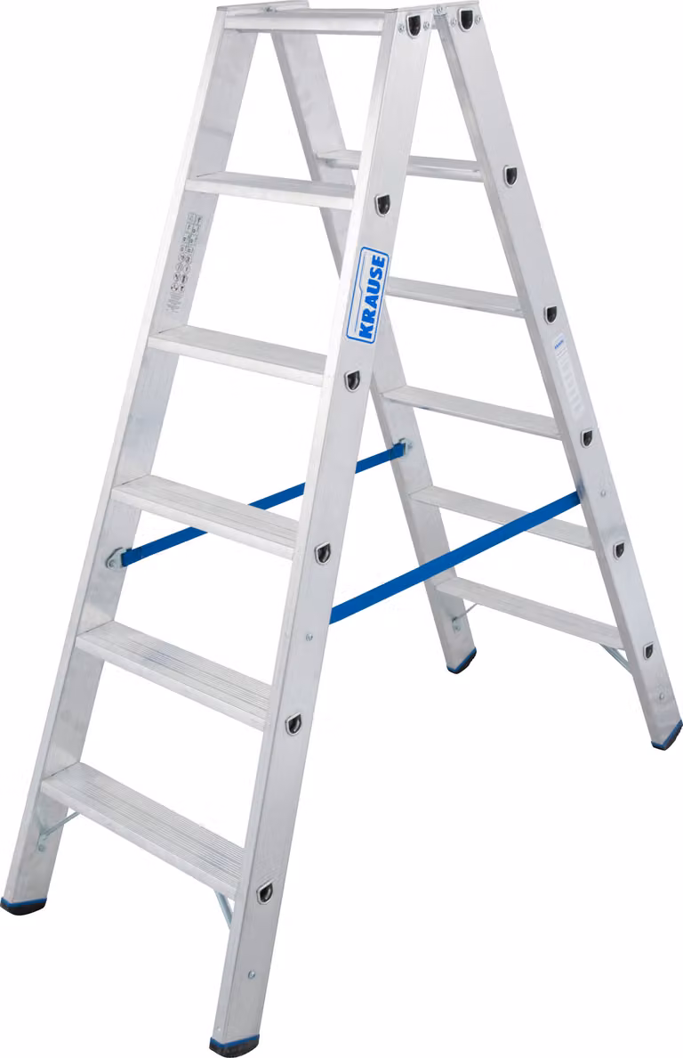 KRAUSE STABILO Professional Stufen-DoppelLeiter 2x6 Stufen