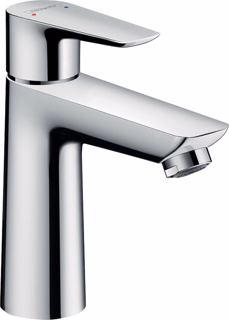 hansgrohe Talis E mitigeur monocommande de lavabo 110 Lowflow 3,5 l/min, garniture de vidage, saillie 112mm, 71715000, 71715000