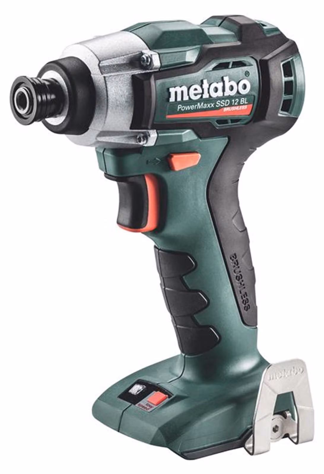Avvitatore a impulsi a batteria METABO PowerMaxx SSD 12 BL (601115890); scatola di cartone