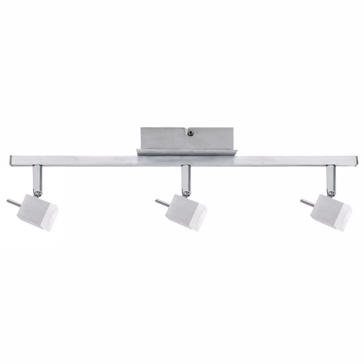 Paulmann Faretti QuadLed, barra da 3x3W, alluminio spazzolato, 230V/12V, metallo/vetro