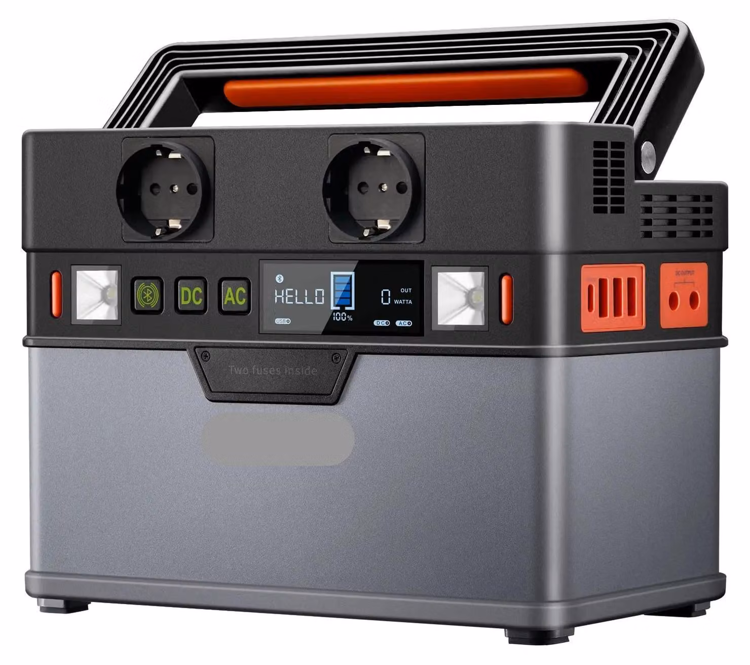 Centralina portatile – Power bank – Generatore di corrente – Generatore – Potenza: 300W – 110 / 230V – Generatori