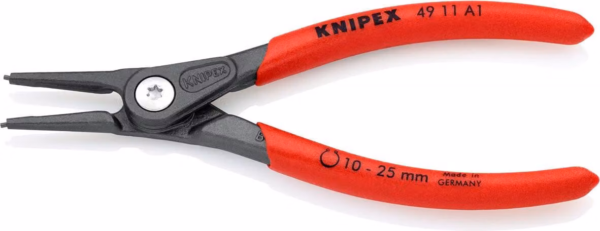Pinza di precisione per anelli elastici esterni - L140 mm