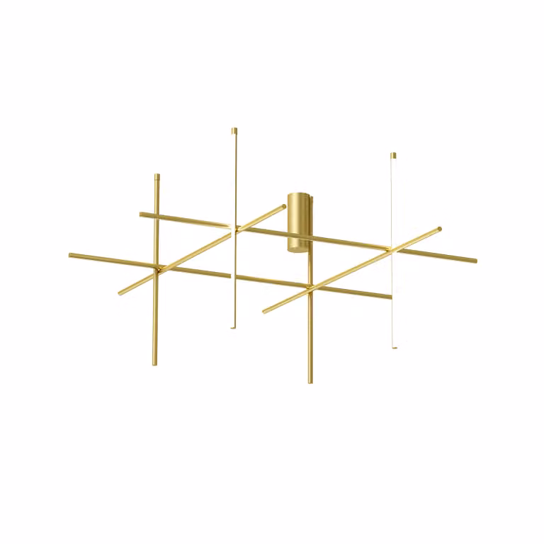 Flos - Coordinates Ceiling 4 - Lampada da parete o soffitto - Champagne