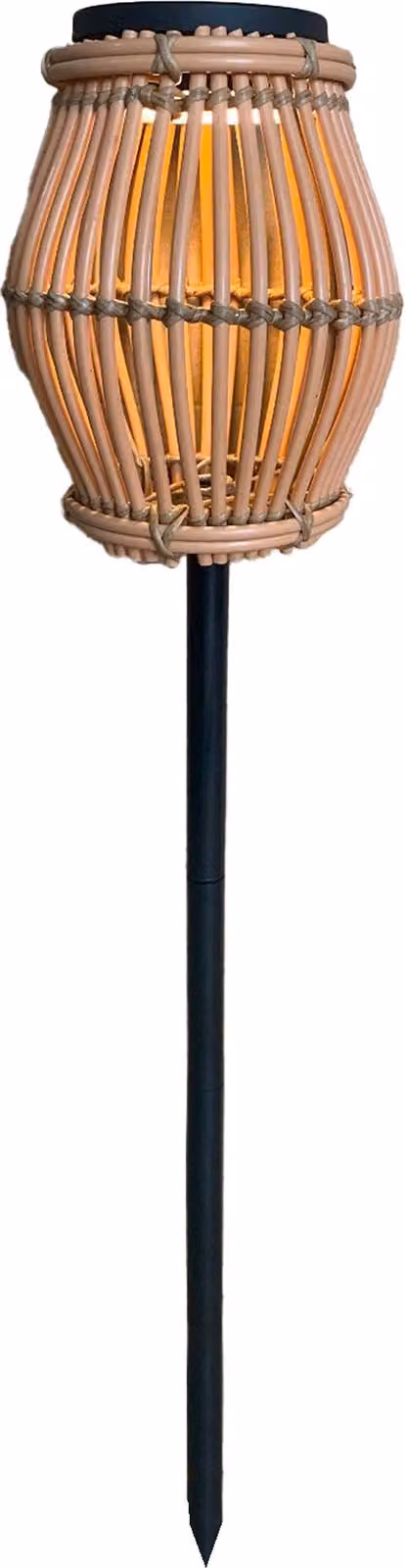 SILVINA faro solare naturale a LED con telecomando H 70cm