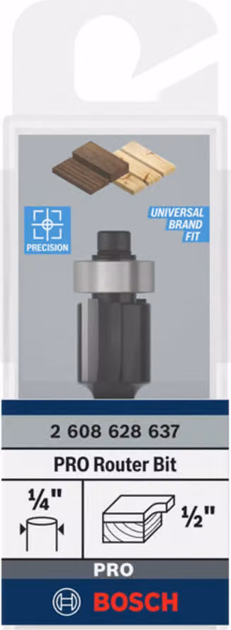 Bosch PRO fresa a filo in metallo duro 6,35x12