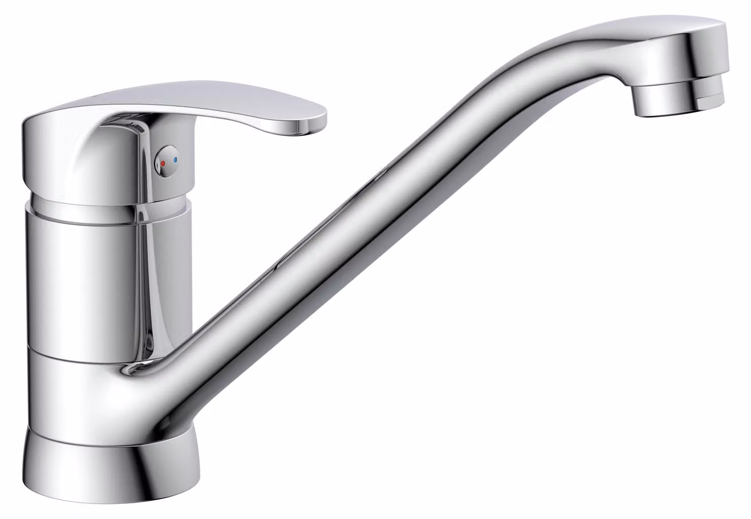 Rubinetto da cucina SCHÜTTE CELLINO, rubinetto da cucina girevole a 360°, miscelatore da cucina, miscelatore per lavello in cromo