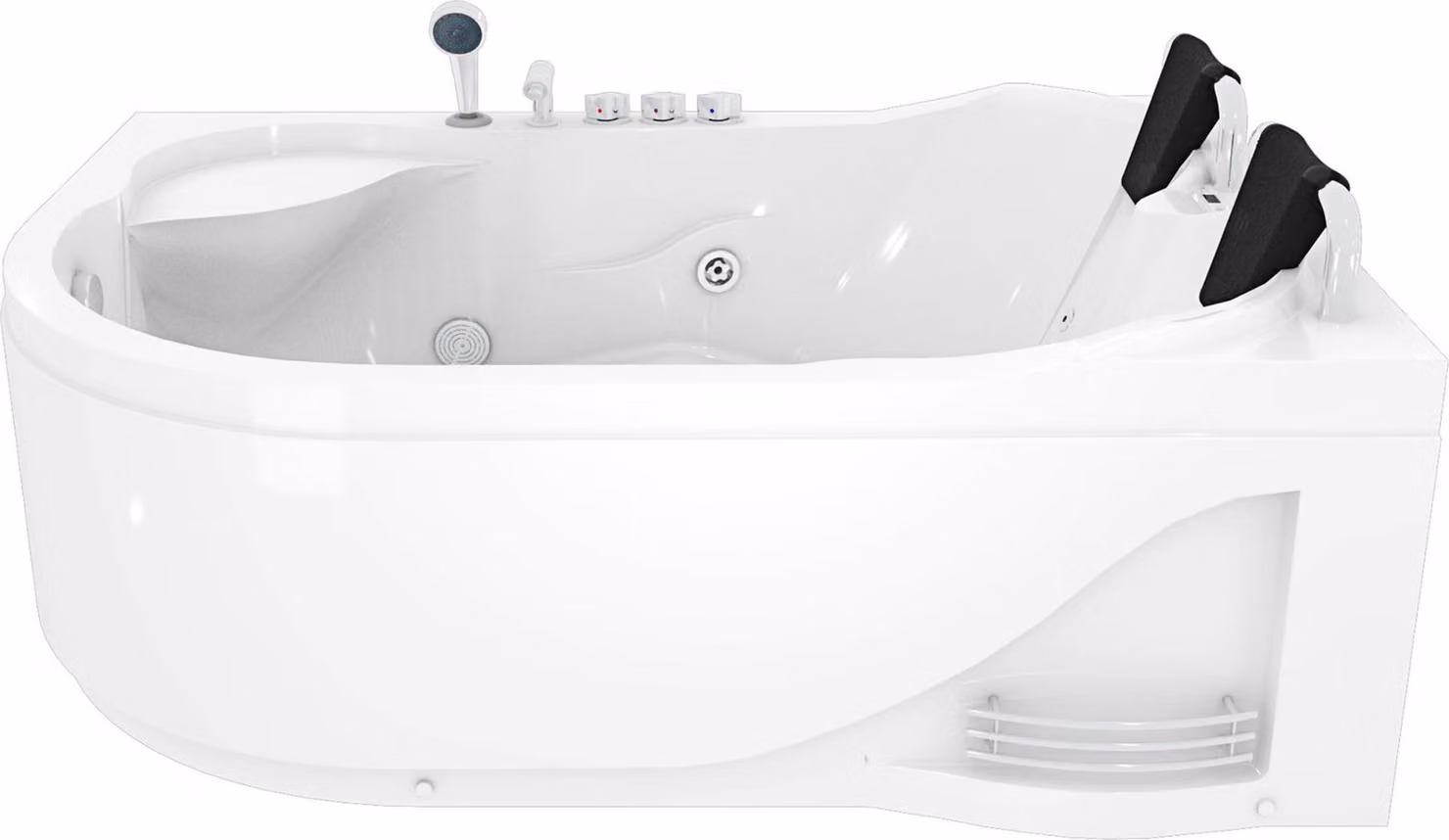 Vasca idromassaggio top equipment piscina vasca angolare W23H-L 182x120cm