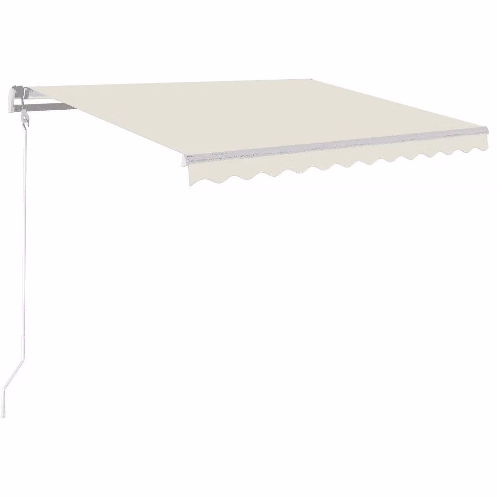 vidaXL Tenda Automatica con Sensore Vento, LED e Telecomando, L 350 cm x P 250 cm, Beige – 2