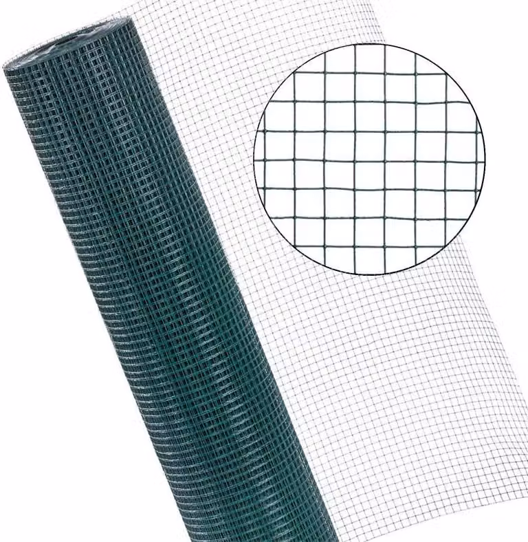 Voliera filo 4 angolo voliera 1x10 m gabbia 12x12 rete metallica recinzione giardino verde