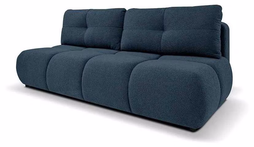 Divano letto Milorya, colore antracite