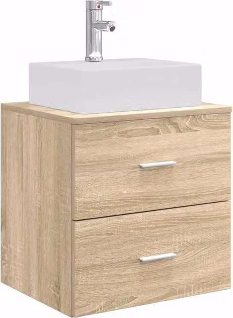 Mobile Lavabo | Armadio Lavabo da Parete Rovere Sonoma 49,5 x 41 x 62,5 cm