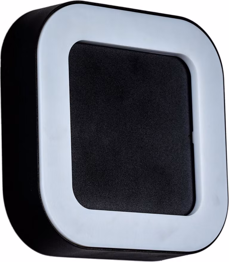 Lampada da parete esterna a LED 12W nera IP 54 LUPUS ID-8016 Idealed
