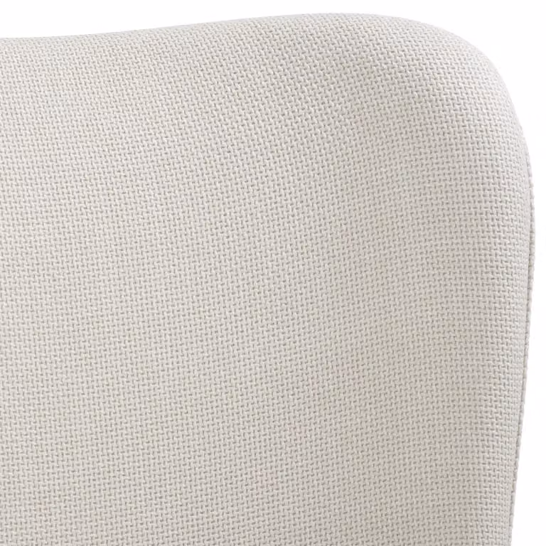 Set di 6 sedie moderne tectake in tessuto bianco e nero per sala da pranzo