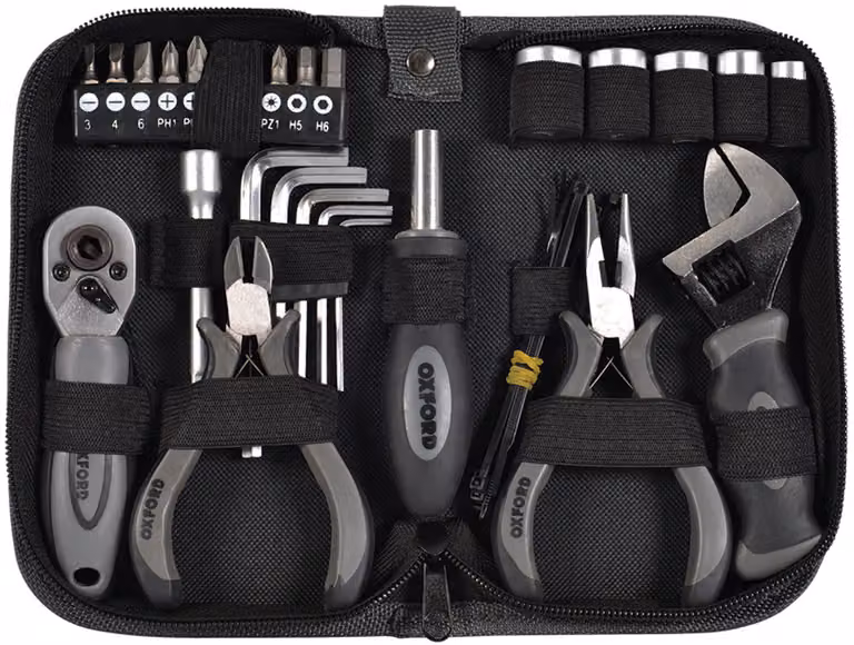 Kit di attrezzi Oxford per attrezzi da moto